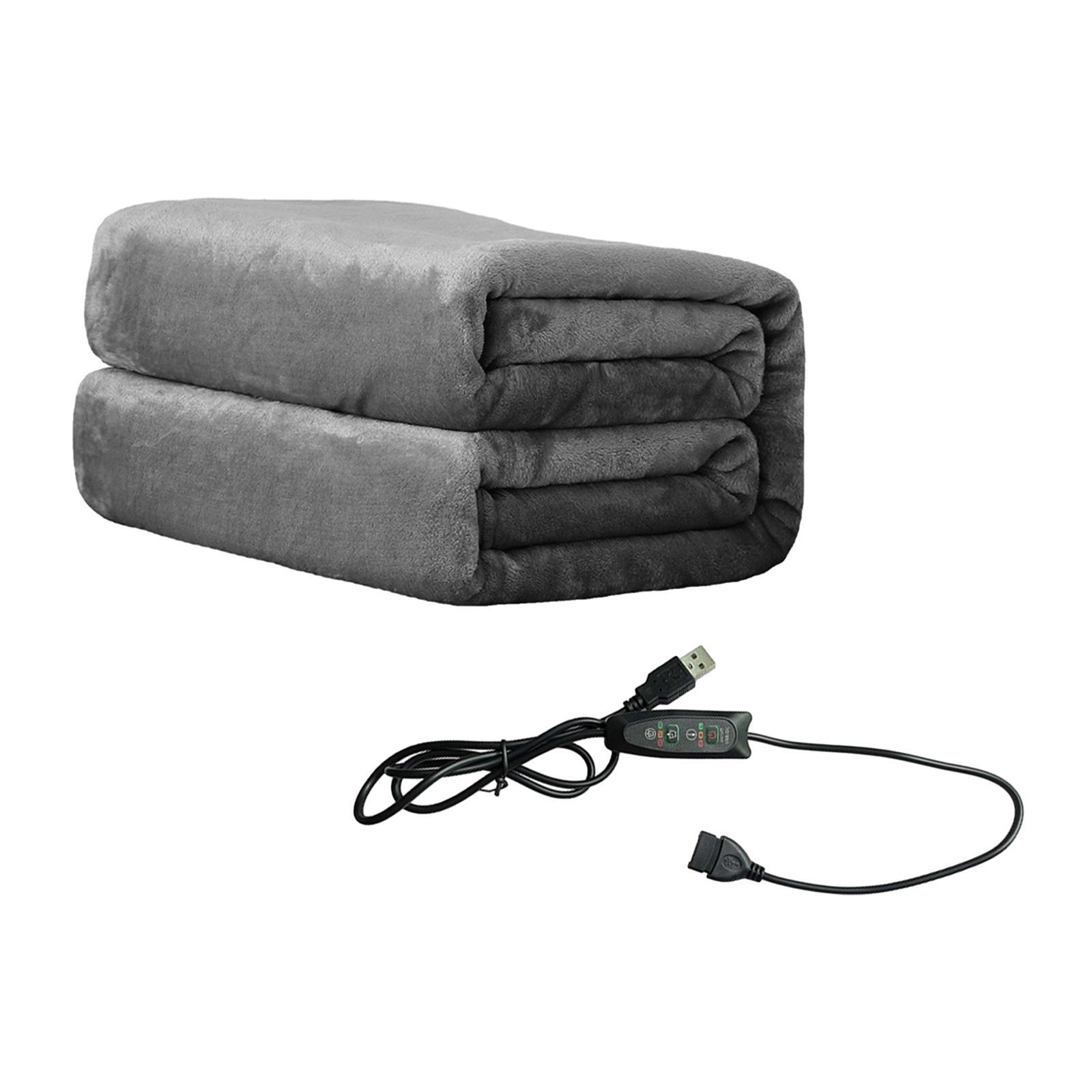 Electric Throw Blanket Portable Heating Blanket for Bedroom Traveling Office