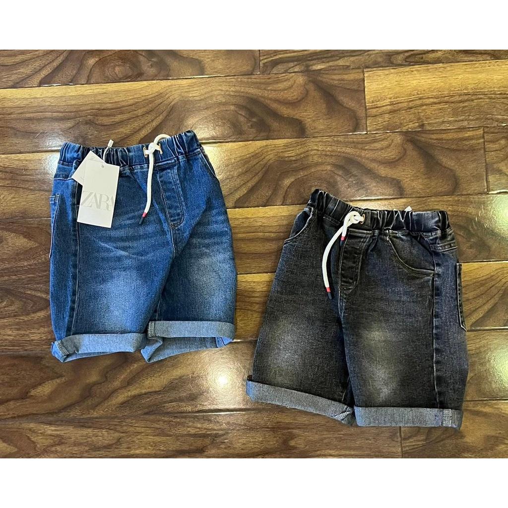 quần short jean bé trai size đại chất jean co dãn thoải mái