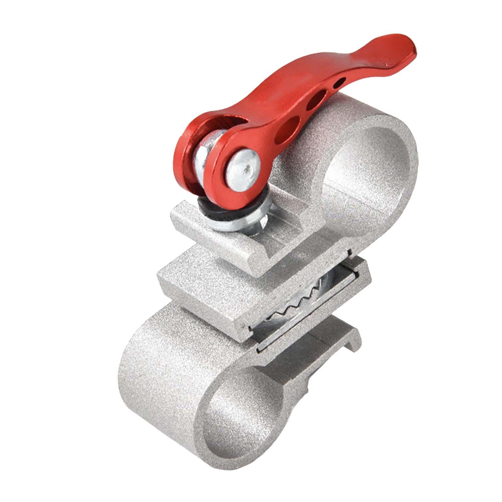 Umbrella Stand Universal Aluminum Alloy Fishing Chair Umbrella Holder Clamp, Adjustable Chair Umbrella Mount Clip Fixed Beach Bracket