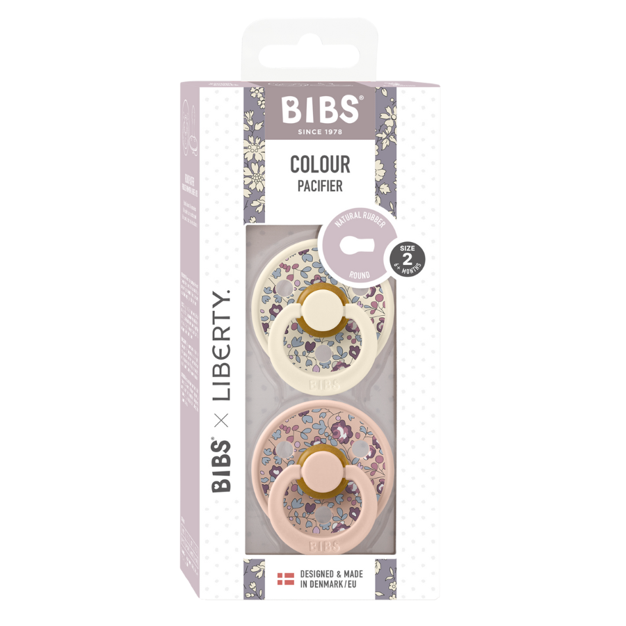 NÚM TI BIBS COLOUR LIBERTY ( 2 CÁI/HỘP) TẶNG KÈM NẮP ĐẬY