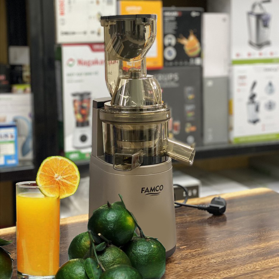 Máy ép chậm trái cây Famco 9701FC, Hàng chính hãng, lưới lọc inox 304, hoạt động êm ái - JoyMall