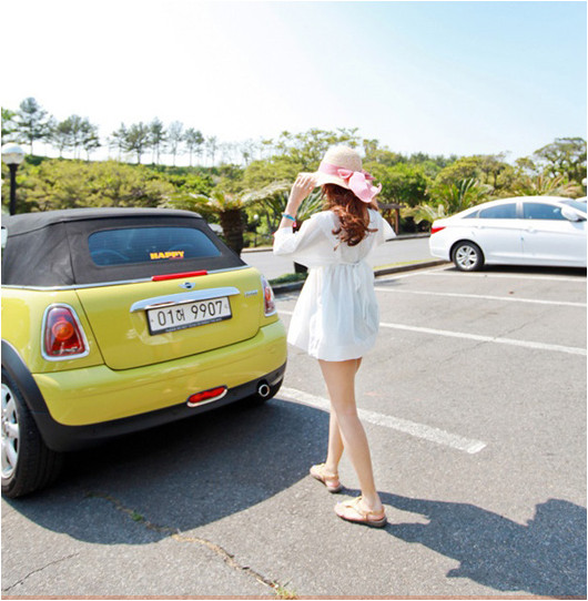 Mũ cói thắt nơ thời trang nón đi biển nữ đẹp