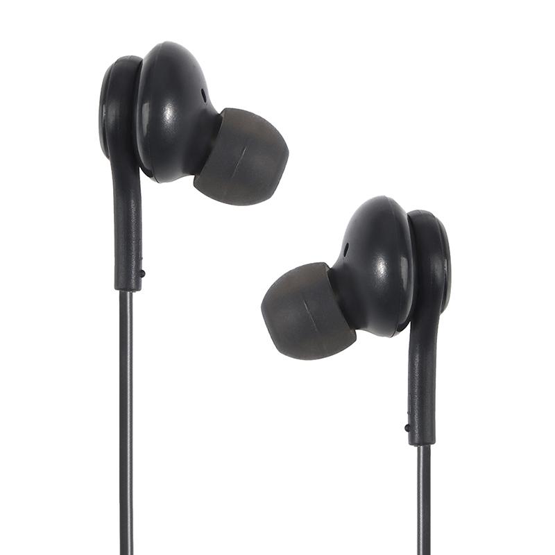 Tai nghe có dây 3,5 mm dành cho Android Dành cho Samsung S8 Tai nghe thể thao nhét trong tai nghe nhạc stereo di động có Mic Gọi điện thoại rảnh tay Màu sắc: đen