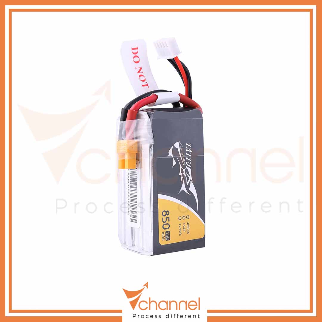 Pin 4CELLs 14.8V 850mAh 45C