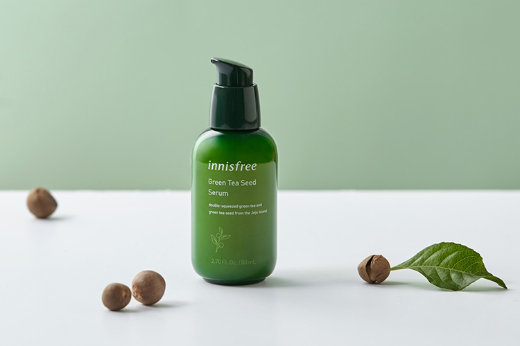 Tinh chất dưỡng ẩm cô đặc từ trà xanh và dầu hạt trà xanh tươi Jeju Innisfree The Green Tea Seed Serum 80ml - NEW