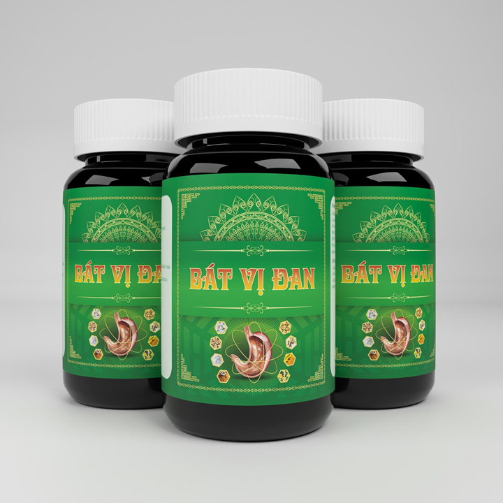 Viên uống hỗ trợ điều trị bệnh đau dạ dày của Vạn Xuân Đường - Bát Vị Đan - Chống viêm loét dạ dày, trào ngược dạ dày, đau bao tử