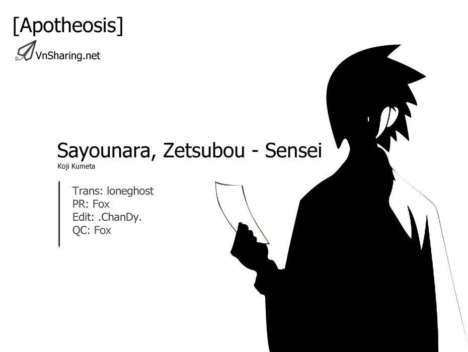 sayounara, zetsubou-sensei chapter 22 1