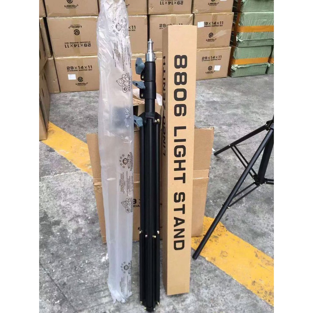 Chân đèn, chân máy ảnh Linco Zenith 8806 - Chân tripod cao cấp dành cho đèn livestream, máy ảnh, đèn studio ... - Cao tối đa 2m1