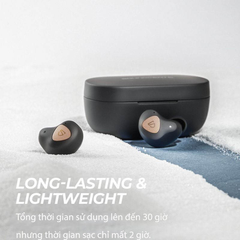 Tai Nghe Bluetooth Earbuds SoundPeats Truengine 3SE với thiết kế được cải tiến siêu nhẹ mang đến cảm giác đeo thoải mái hơn - Hàng Chính Hãng