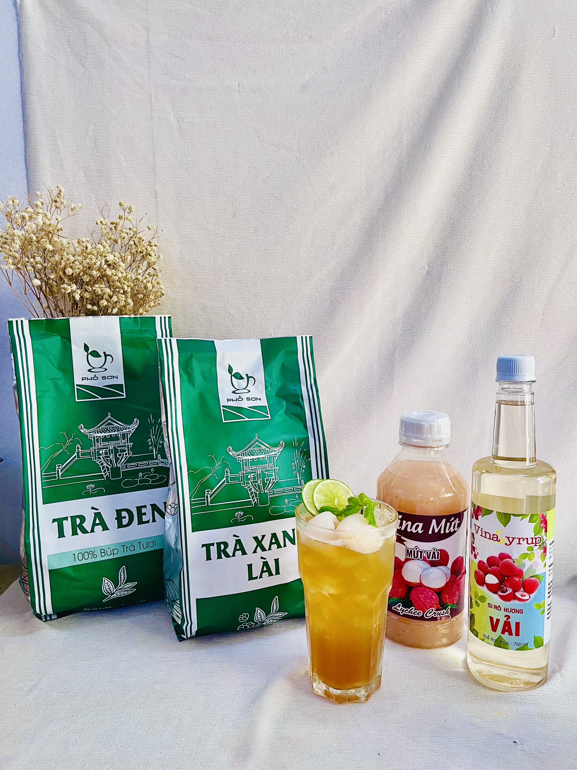 Siro Vải VinaSyrup 750ml
