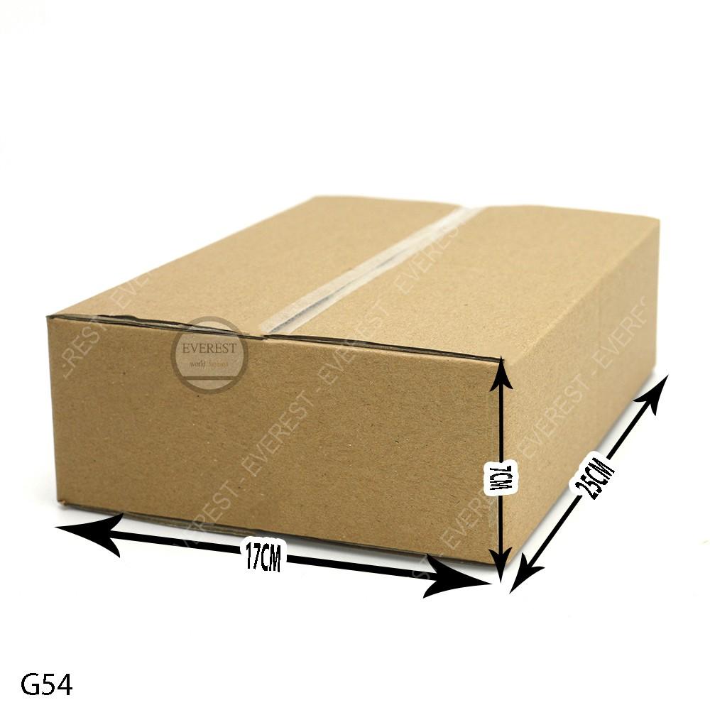 Combo 20 thùng G54 25x17x7 giấy carton gói hàng Everest