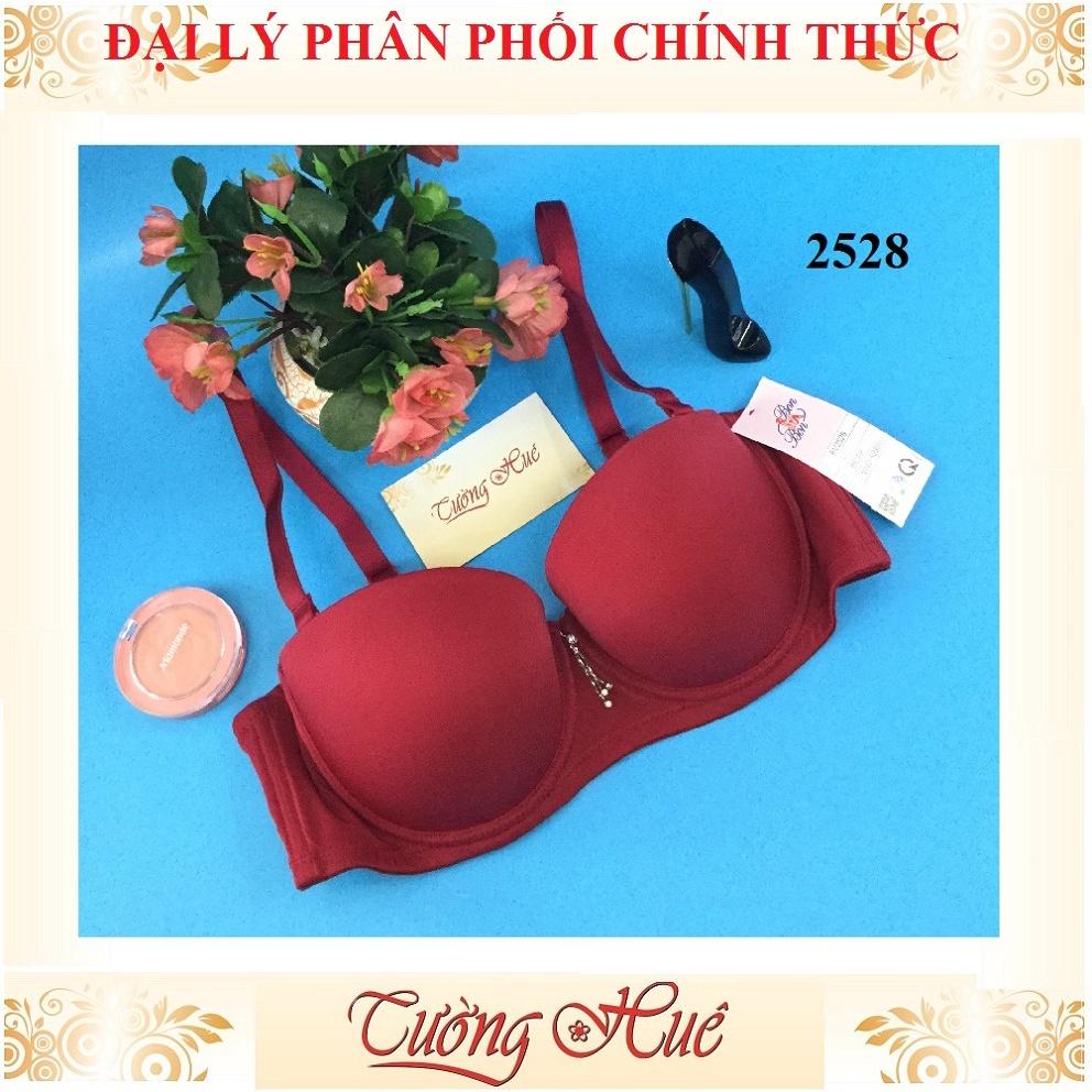 Áo lót nữ Bon Bon BV2528 trơn cúp bầu ngang.