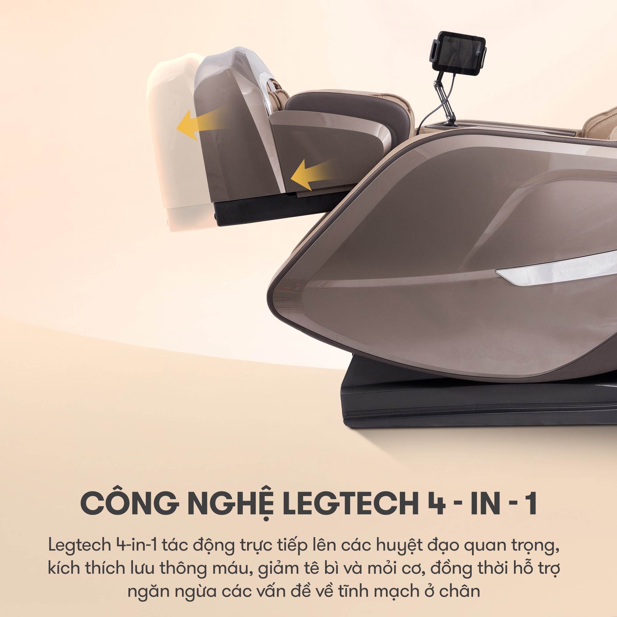 [Miễn phí lắp đặt] Ghế Massage KINGSPORT Deluxe G10 Sonic, Công nghệ sóng âm KingSonic với 38 bài massage cao cấp