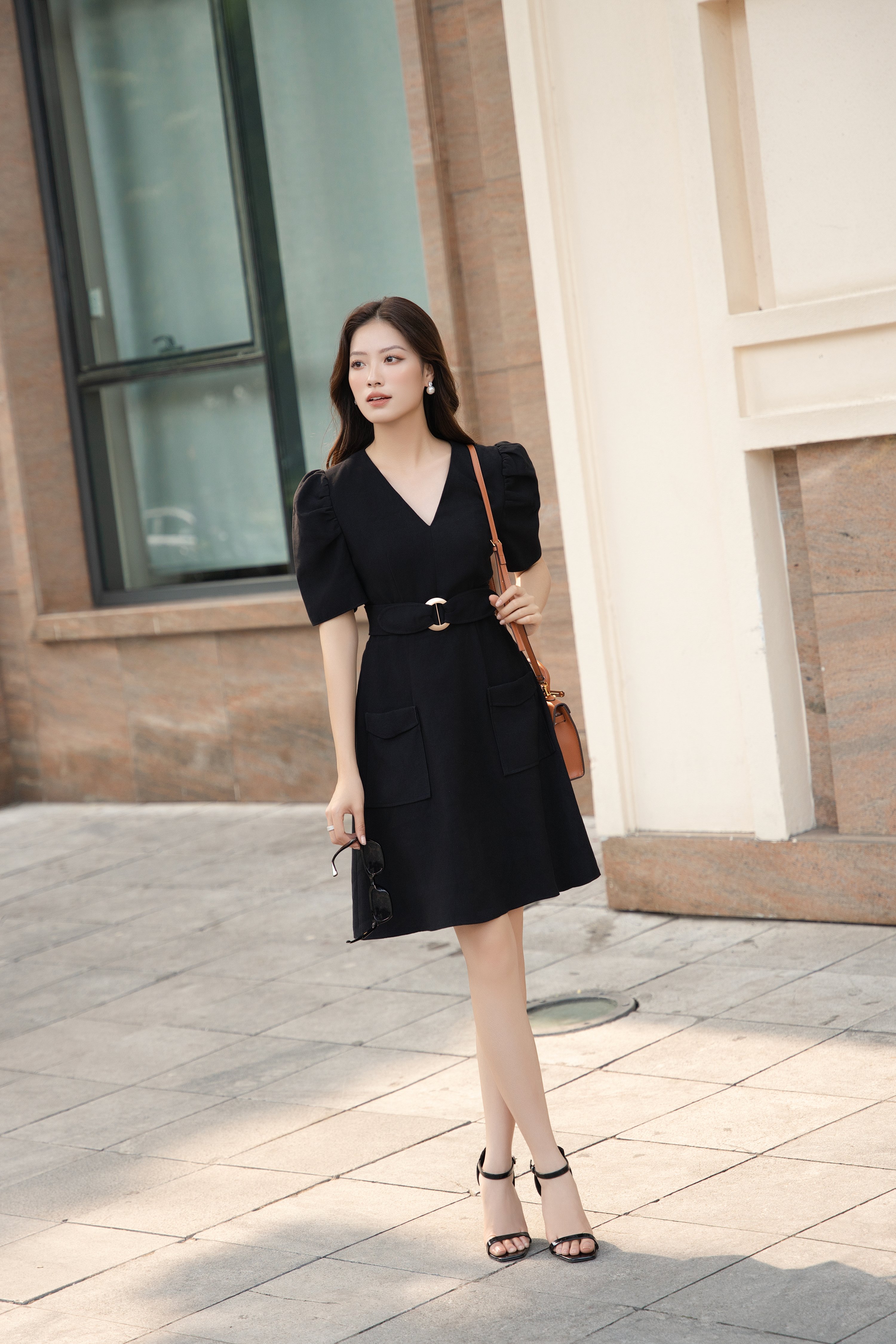 OLV - Đầm Heidi Belted Dress