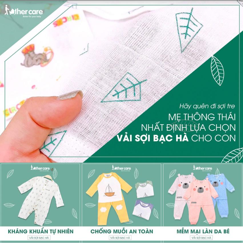 SIÊU ƯU ĐÃI - Set 10 bộ Quần áo Dài tay Trẻ em Fathercare cotton Trắng (đủ size