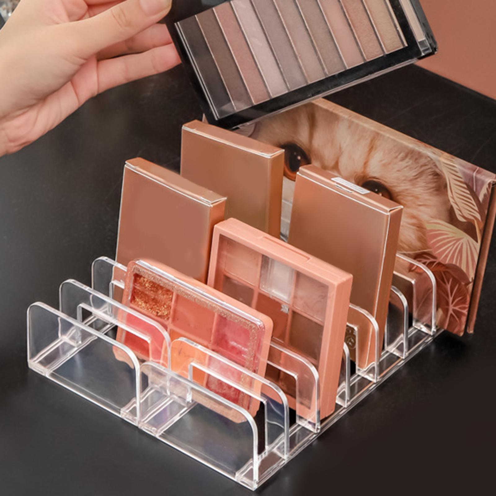 3X Makeup Organizer Eyeshadow Palettes Blush Holder for Dresser Vanity Cabinets