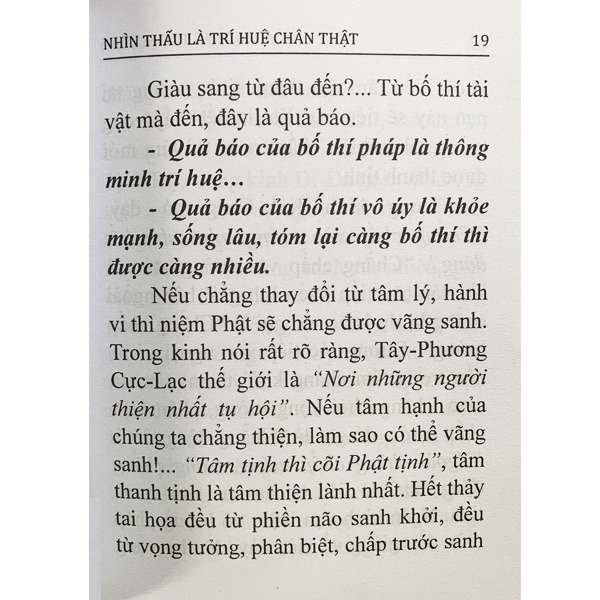 Sách - Nhìn Thấu Là Trí Huệ Chân Thật - Tịnh Không Pháp Sư - Anan Books