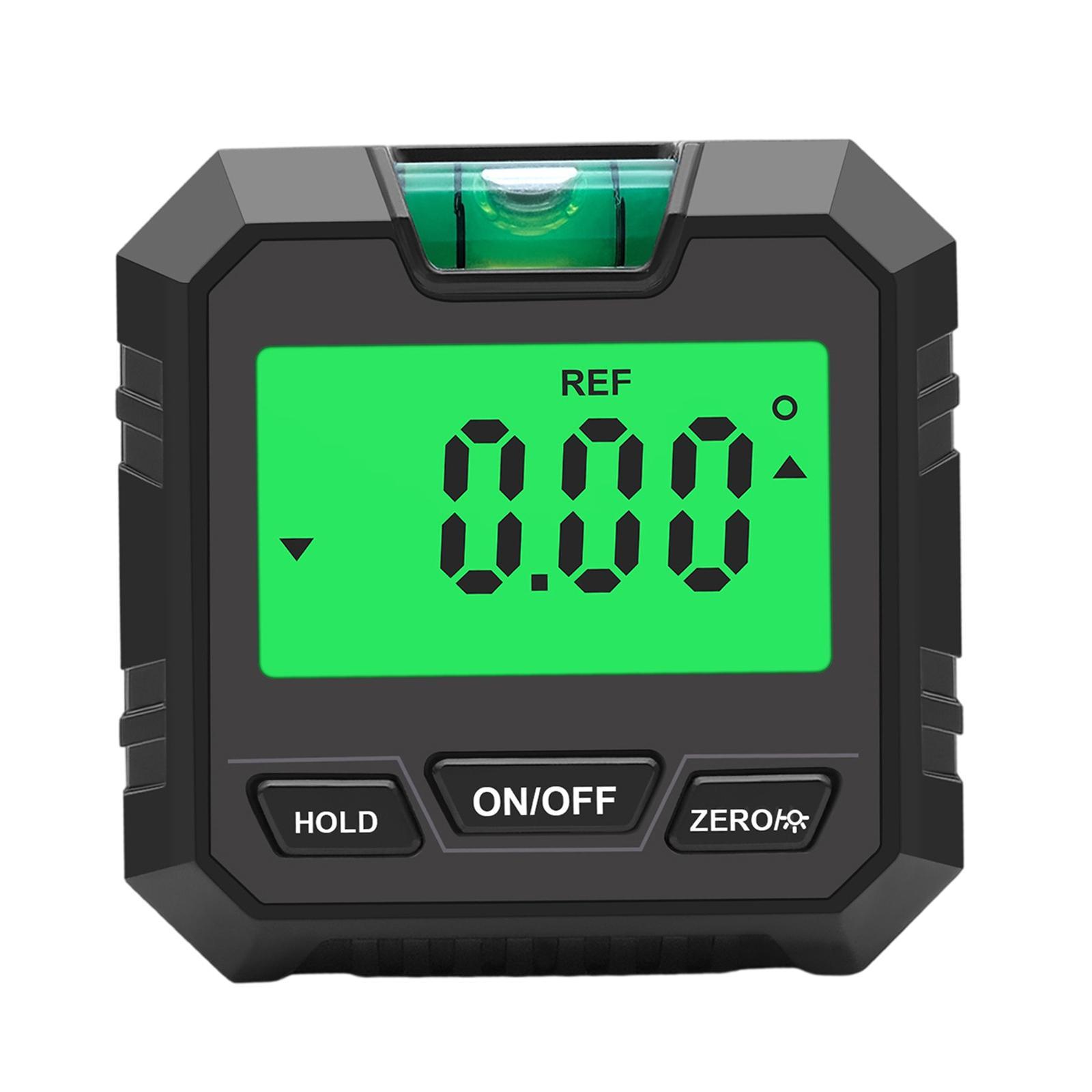 2pcs Digital Protractor Measurement Tool for Drilling Machinery Woodworking