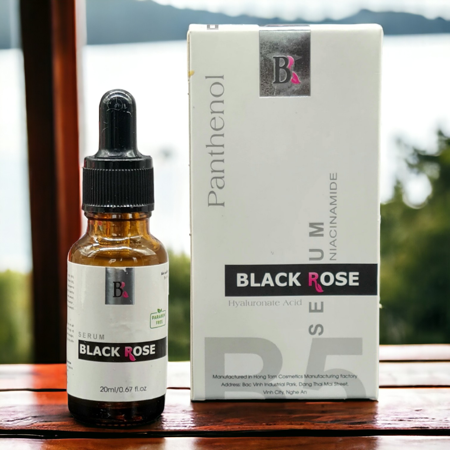 Serum Dưỡng Da Black Rose [Chính Hãng] Tăng sinh Colagen, phục hồi da, chống lão hóa, mờ thâm, nám, tàn nhang.