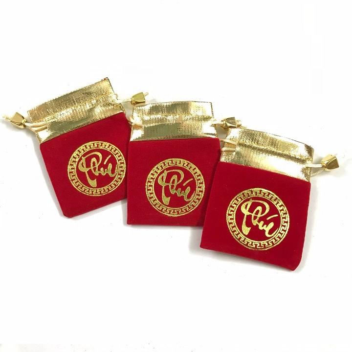 Cặp đồng xu Cọp Đài Loan ý nghĩa Tết siêu dễ thương, quà tặng may mắn cho người thân, bạn bè - tặng túi chữ PHÚC