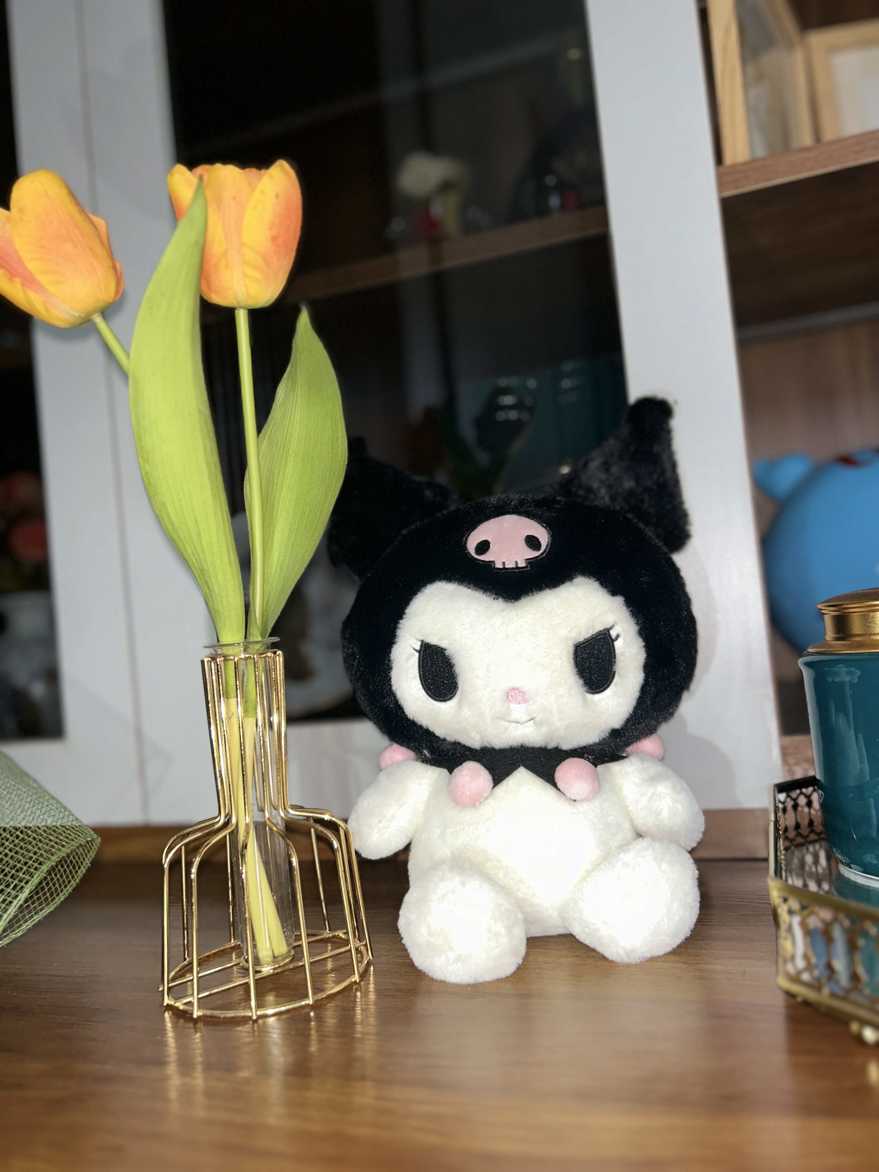 Gấu Bông Kuromi Size S Cho Bé Cao Cấp, Thú bông Kuromi cho bé, Gấu Bông Nhỏ, Gấu bông Cao Cấp Mềm Mịn Size 25x20cm, Quà tặng đáng yêu - Sản phẩm chính hãng, Phân phối bởi Teenbox.