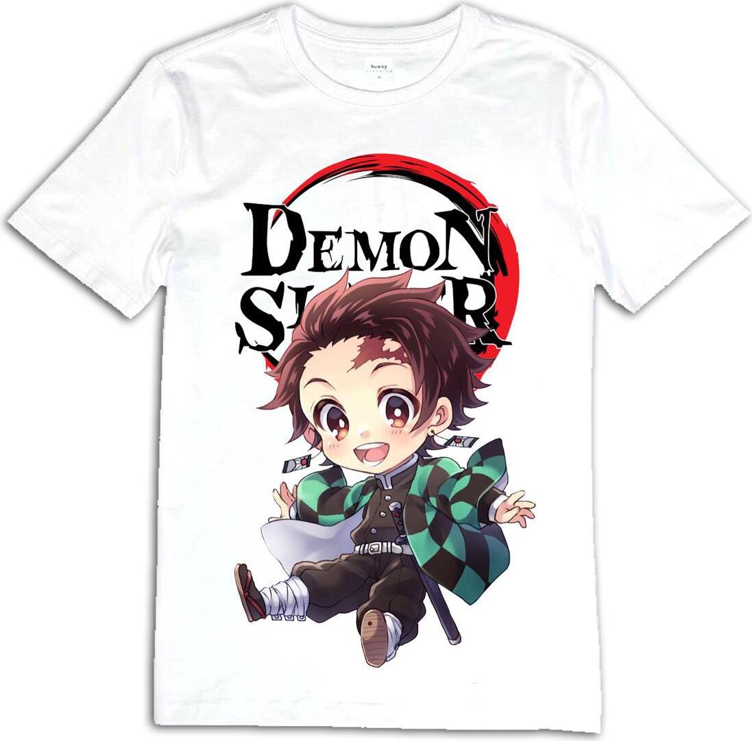 Áo phông hình chibi Kimetsu no Yaiba Kamado Tanjirou