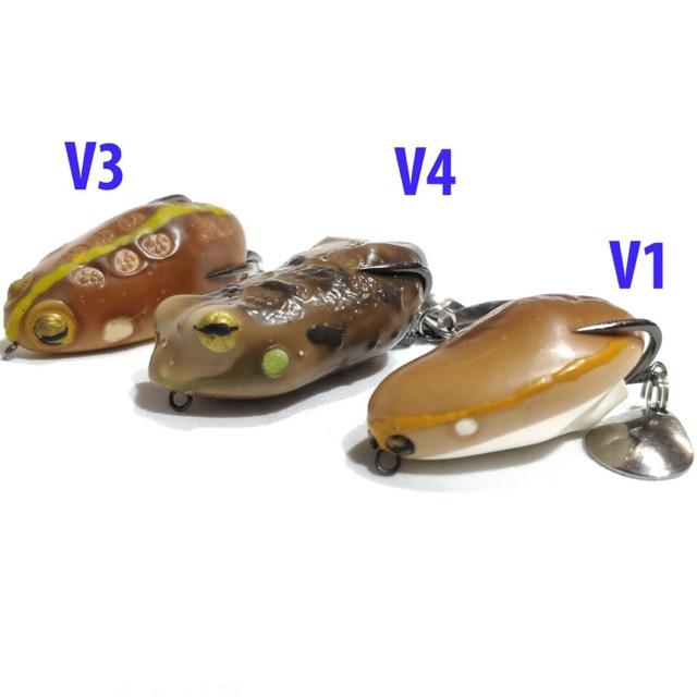 Xả hàng  Mồi Giả Nhái Hơi Frog Toon V1 V2 V3 V4 Chuyên câu lure cá lóc siêu nhạy - docauduli