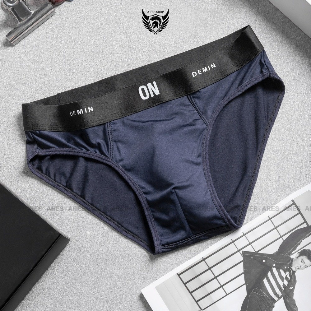 Quần lót nam , quần sịp tam giác họa tiết Iconn cao cấp chất thun lạnh kháng khuẩn co giãn 4 chiều - ARES SHOP