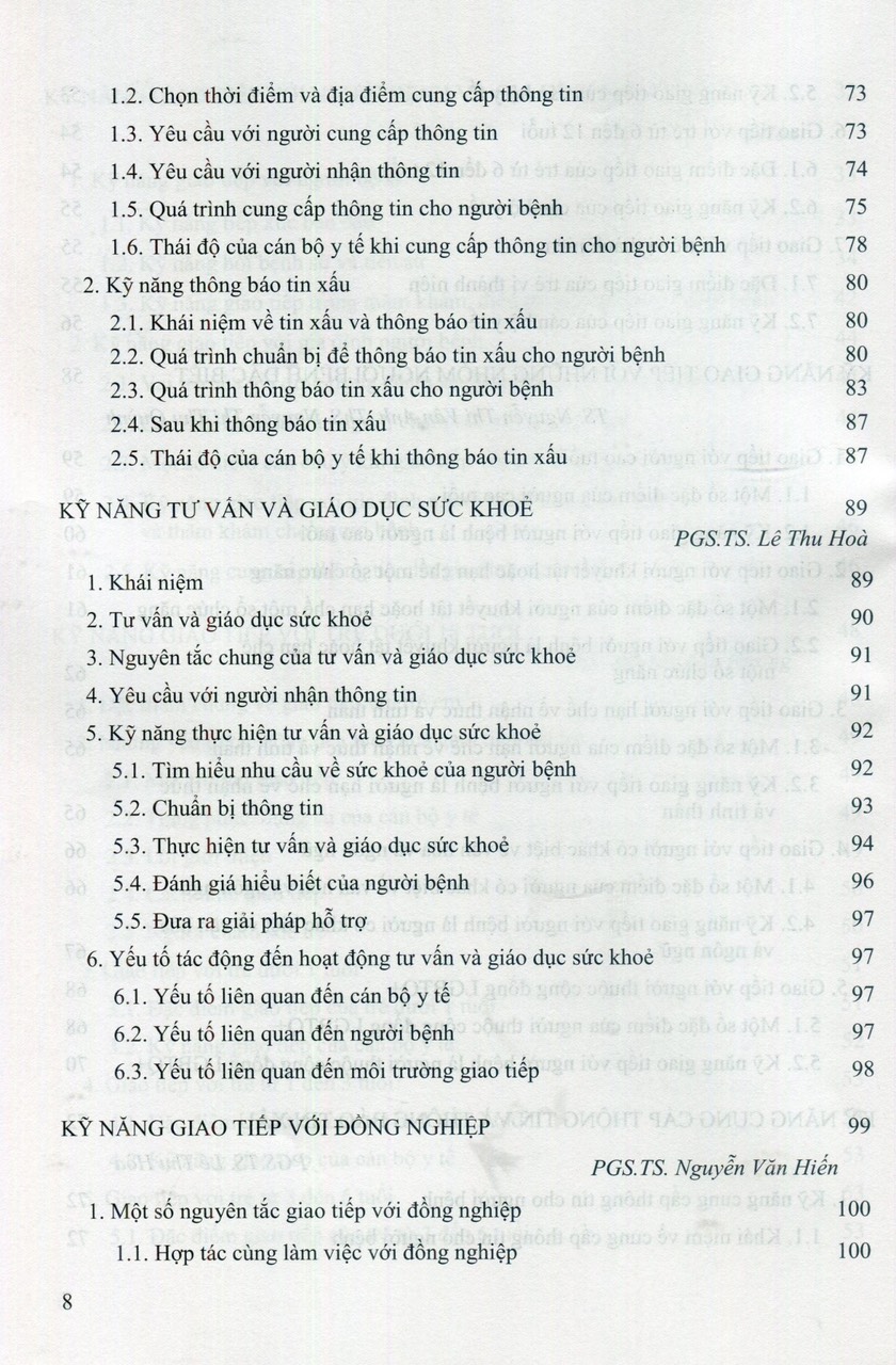 Giáo Trình Kỹ Năng Giao Tiếp Dành Cho Cán Bộ Y Tế( Y)