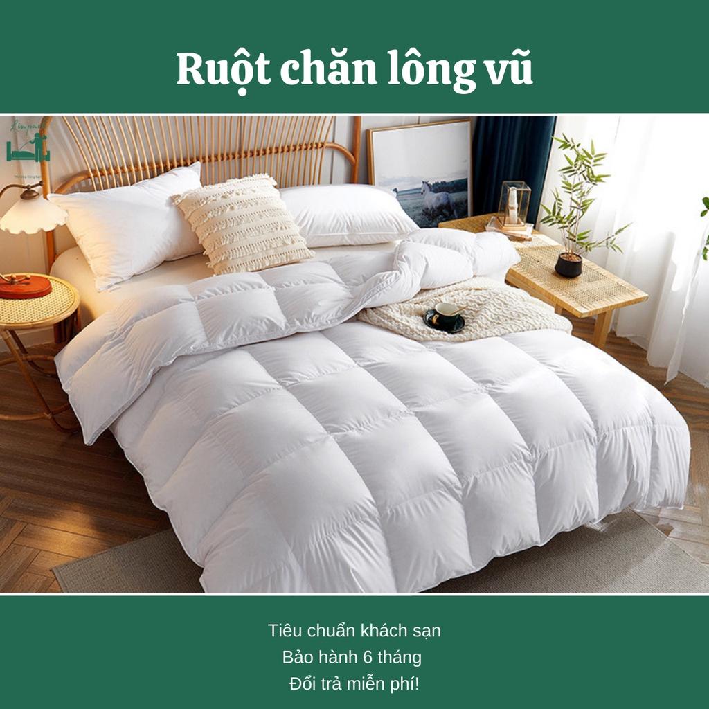 Ruột chăn lông vũ-ruột chăn lông vũ nhân tạo cao cấp tiêu chuân khách sạn 5 sao-Đầy đủ kích thước-Phù hợp 4 mùa