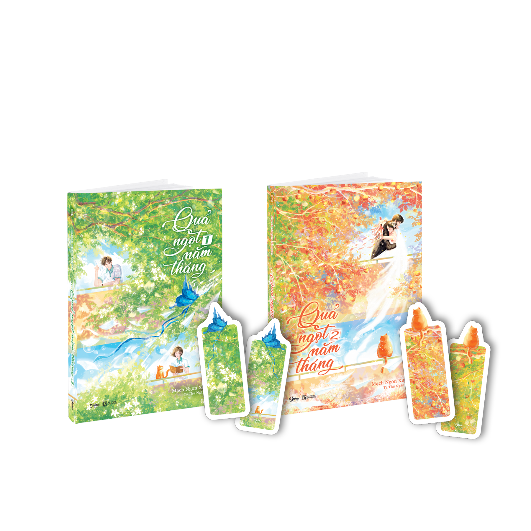Sách - Bộ Sách Quả Ngọt Năm Tháng - Tập 1 + Tập 2 (Bộ 2 Tập) - Tặng Kèm 2 Bookmark Cán Màng Lụa Ánh Ngọc Trai
