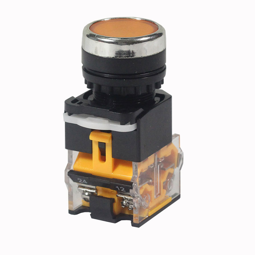Nút Nhấn Đề Nhả Không Đèn LA38 - 440V 10A - Trắng