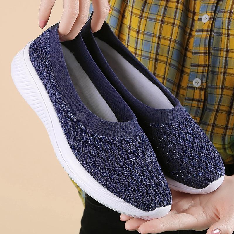 Giày Thể Thao Đế Bằng Siêu Nhẹ Size 35-42 Cho Nữ