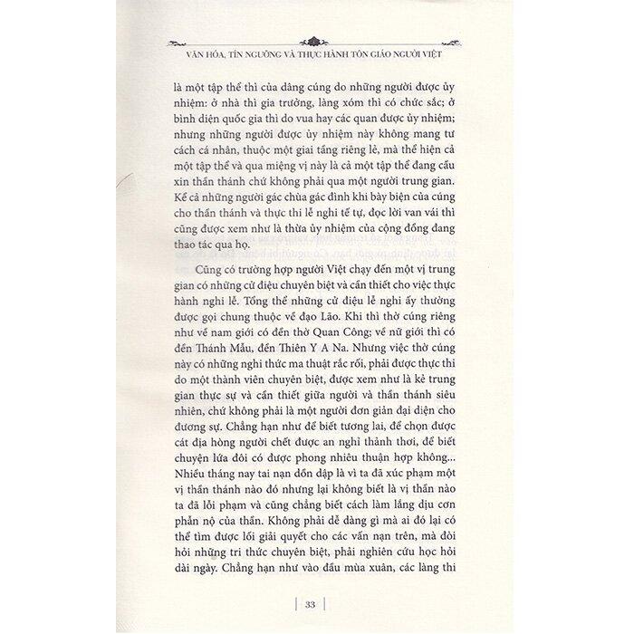 Văn Hóa, Tín Ngưỡng Và Thực Hành Tôn Giáo Người Việt