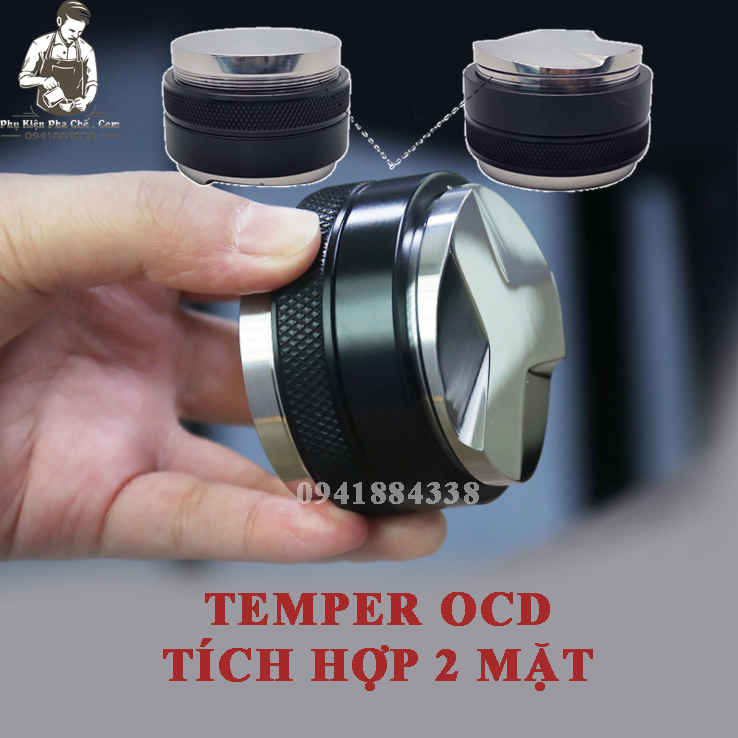 Temper OCD, Cục Nén Cà Phê Thông Minh 2 Đầu Trong 1