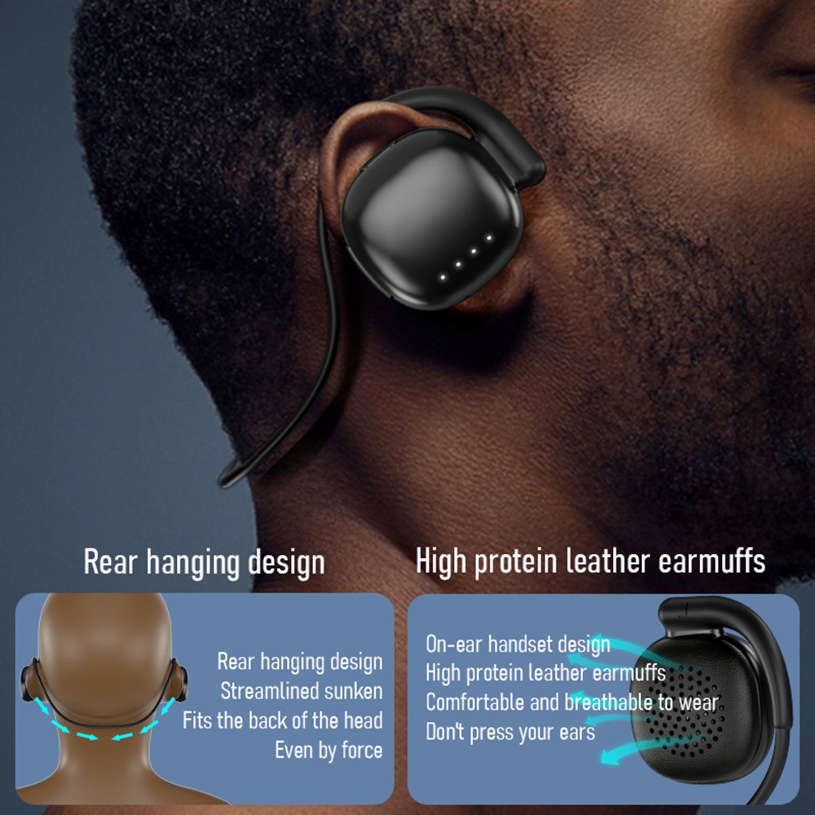 Bluetooth on Ear Headphones HiFi Stereo Headset for Music Gaming Sport Work Jogging