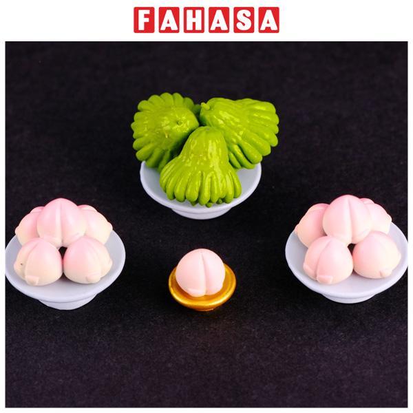Phụ Kiện Bàn Thờ Mâm Quả Phật Thủ Và Đào Tiên - Phúc Tụ Đầy Tay - Thọ Dài Trăm Tuổi - Manihum BTLPK-04
