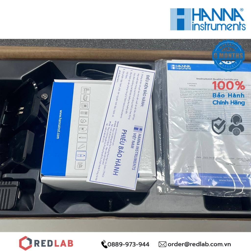 Máy đo đa chỉ tiêu pH/EC/TDS/NaCl/Nhiệt Độ Hanna HI2030-02