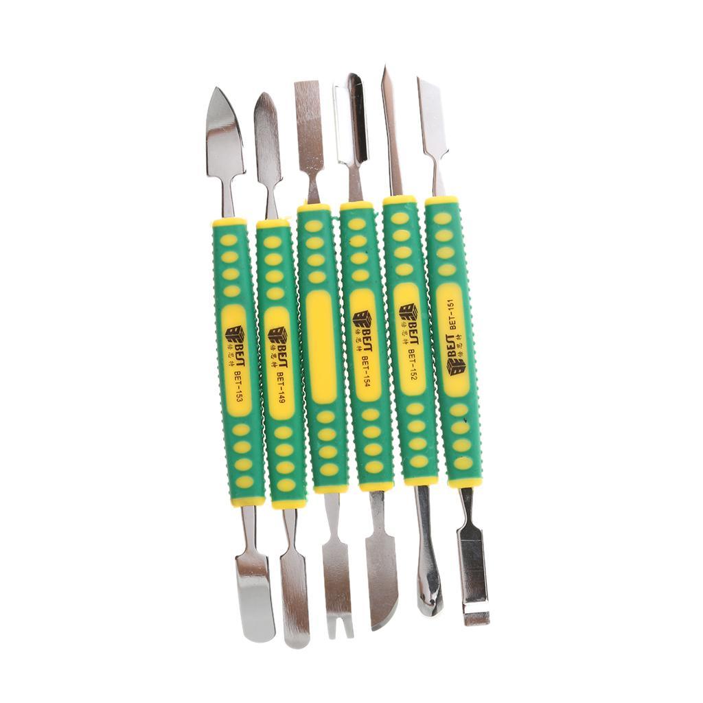 6 in 1 Repair Opening Tools Metal Pry Spudger Disassemble Set Cell Phone