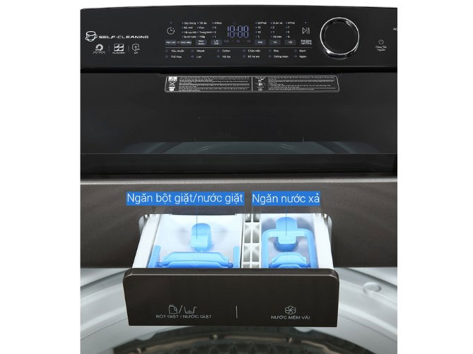 Máy giặt lồng đứng Aqua Inverter 13kg AQW-FR130UHT.SS - Hàng chính hãng
