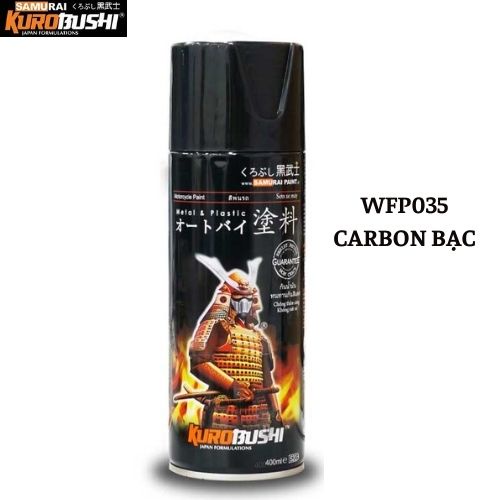 Film chuyển nước Samurai Kurobushi - CARBON BẠC WFP035 (0.5x1m)