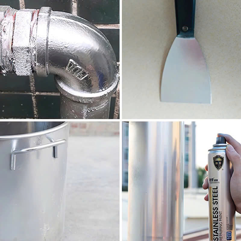 Sơn Xịt Mạ Crom Inox Sáng Bóng – Chịu Nhiệt Cao, Xịt Bô Xe, Ống Xả &amp; Kim Loại