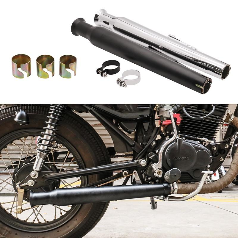 Ống Pô Xe Máy 21 "Màu Đen Nhám Thông Dụng