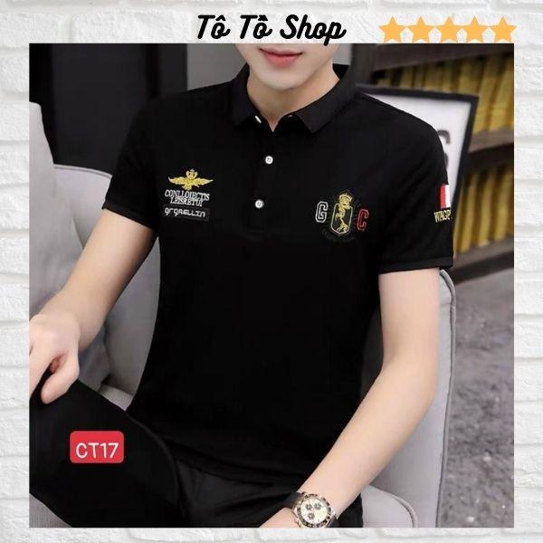 Áo Phông Nam ️️ Áo Thun Nam Tay Ngắn Cổ Bẻ Thời Trang Cao Cấp Mẫu Mới Hàng VNXK Tô Tồ Shop - ATNTT10