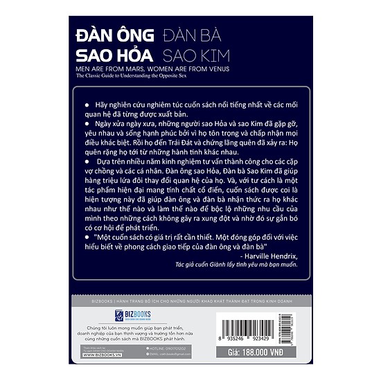 Đàn Ông Sao Hỏa Đàn Bà Sao Kim (Tặng kèm Booksmark)