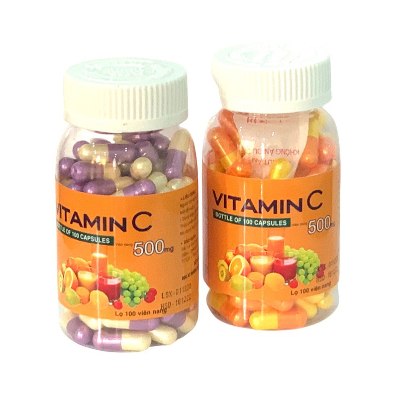 VITAMIN C 500mg Vinaphar - Tăng Tính Bền Thành Mạch , Tăng Sức Đề Kháng Cho Cơ Thề