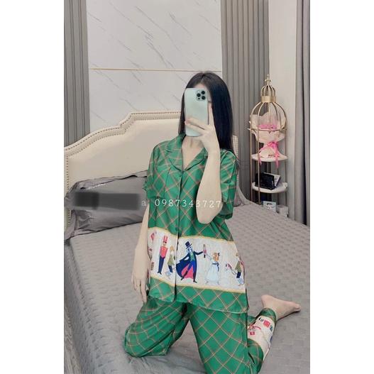 Bộ pijama áo cộc quần dài