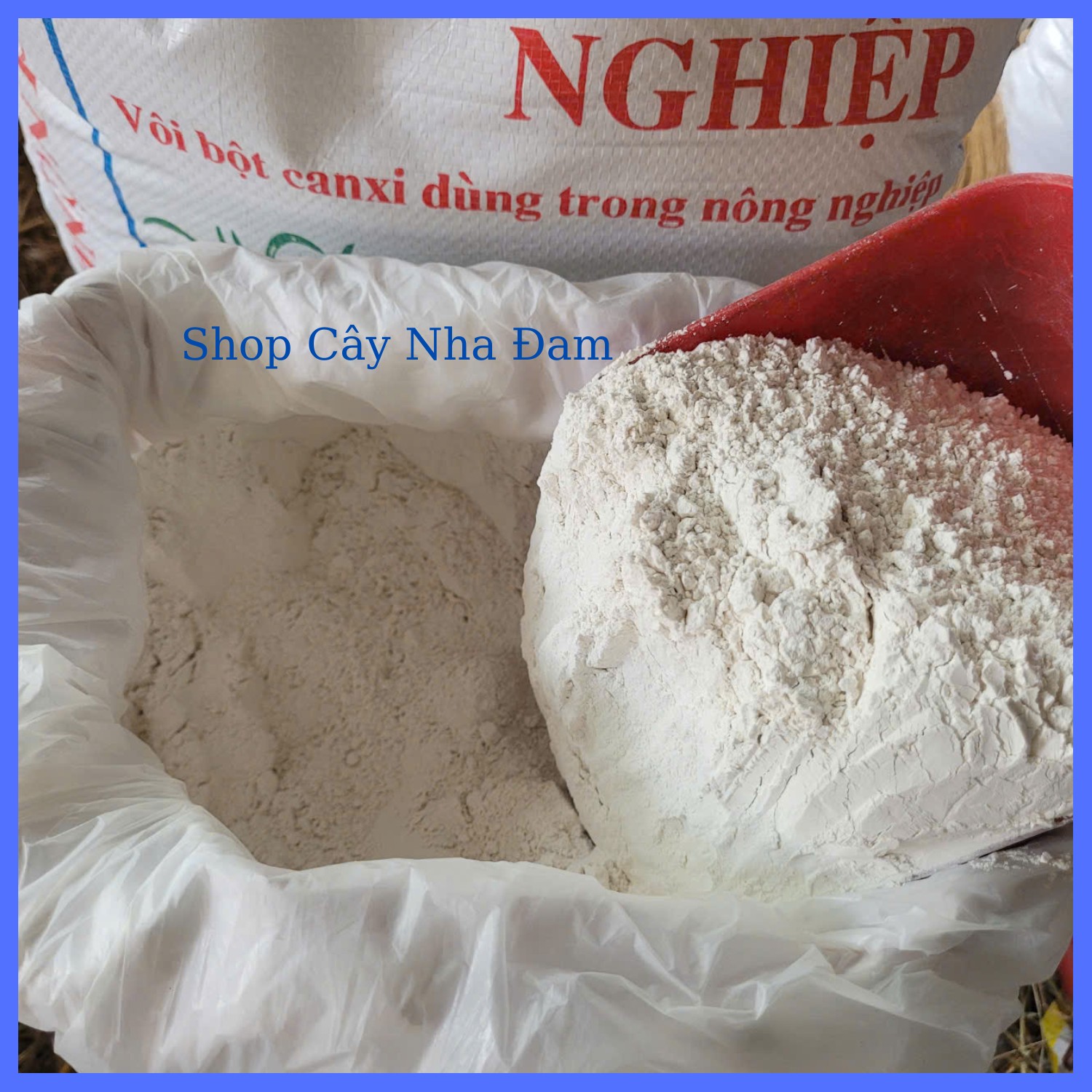 Vôi Bột Nông Nghiệp Xác Khuẩn Chuồng Trại, Khu Chăn Nuôi, Xử Lý Đất Đai (Gói 1kg)