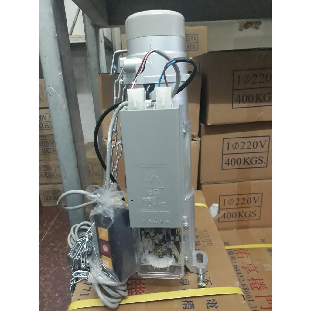 BỘ MÔ TƠ CỬA CUỐN YH 300KG DÂY ĐỒNG NHẬP KHẨU TAIWAN GỒM MOTOR +2 REMOTE YH1.21+LẮC ZIN CỬA DƯỚI 15m2