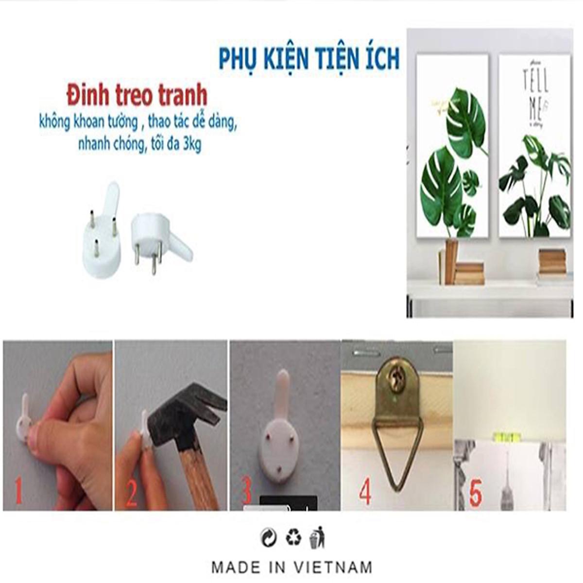 Tranh Treo Tường Phòng Khách Thác Nước -Huyền Chi- HC 17- Gỗ MDF cao cấp